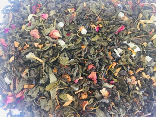 Чай зеленый с добавками "Ганпаудер манго"