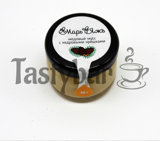 Медовый мусс с кедровыми орешками 30г
