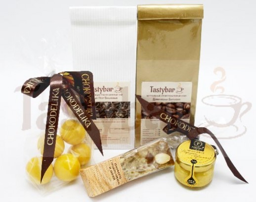 Подарочный набор чая и кофе "Золотой восход"