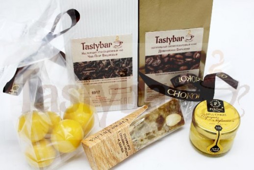 Подарочный набор чая и кофе "Золотой восход"