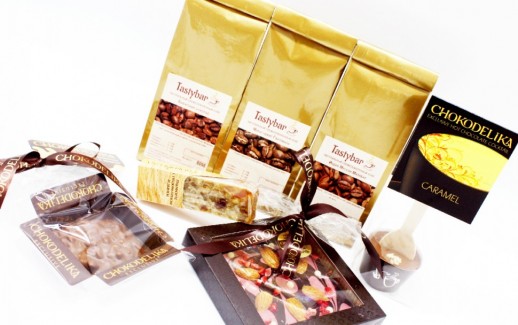 Подарочный набор чая и кофе "Шоколадный восторг"