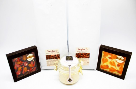 Подарочный набор чая и кофе "Драгоценный ларец"