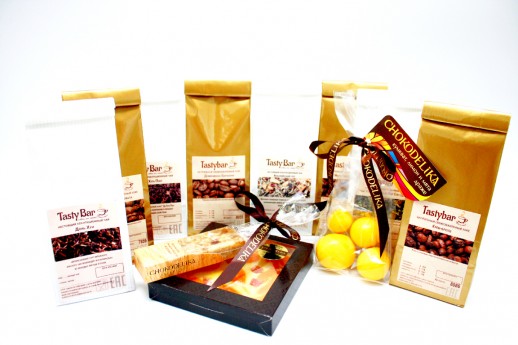 Подарочный набор чая и кофе на Новый Год "Новогодняя легенда"