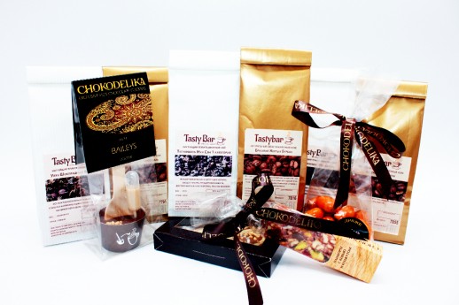 Подарочный набор чая и кофе на Новый Год "Новогоднее настроение"