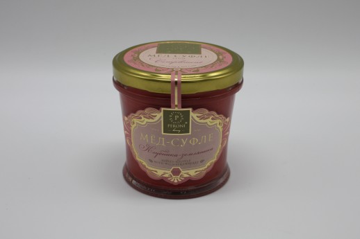 Мёд-суфле клубника и земляника 250 мл.