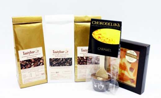 Подарочный набор чая и кофе "Вальс вкуса"