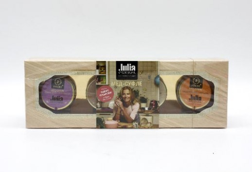 Подарочный набор меда "Медовое путешествие с Юлией Высоцкой"