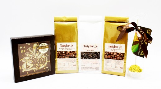 Подарочный набор чая и кофе "Рождественское утро"