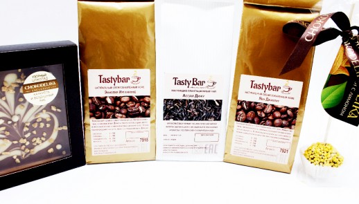 Подарочный набор чая и кофе "Рождественское утро"