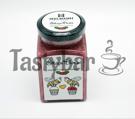 Медовый мусс с клюквой 300г