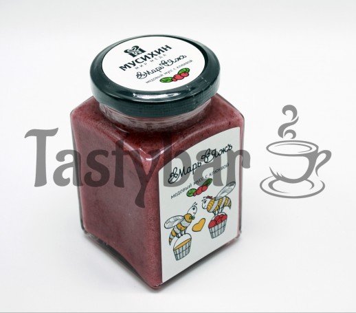 Медовый мусс с клюквой 300г