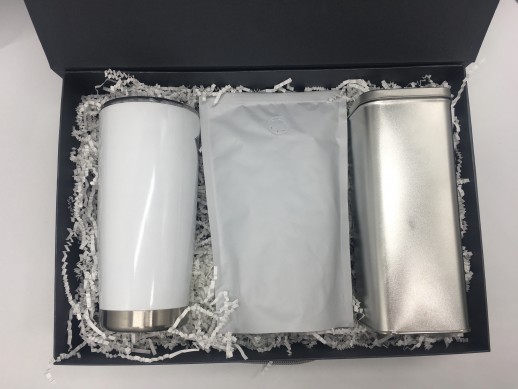 Подарочный набор чая и кофе с большой термокружкой