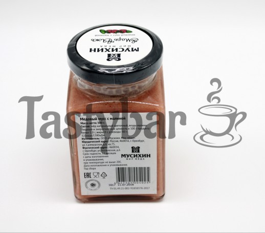 Медовый мусс с малиной 300г