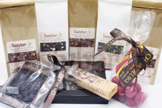 Подарочный набор чая и кофе "Защитнику"